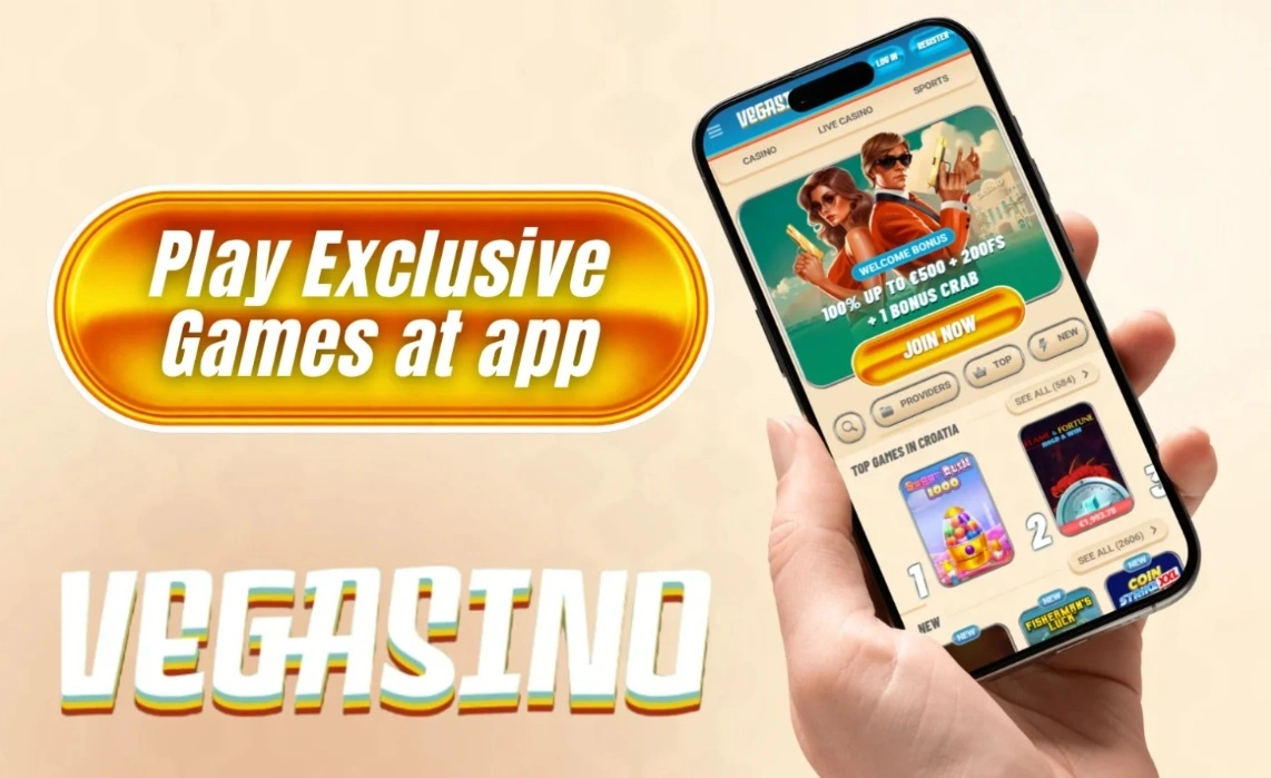 Capture d'écran de l'app Vegasino Casino